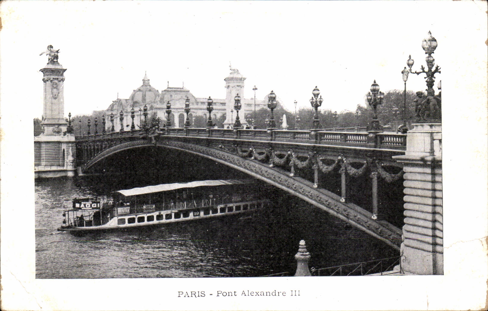 CPA Paris Bridge Alexandre III