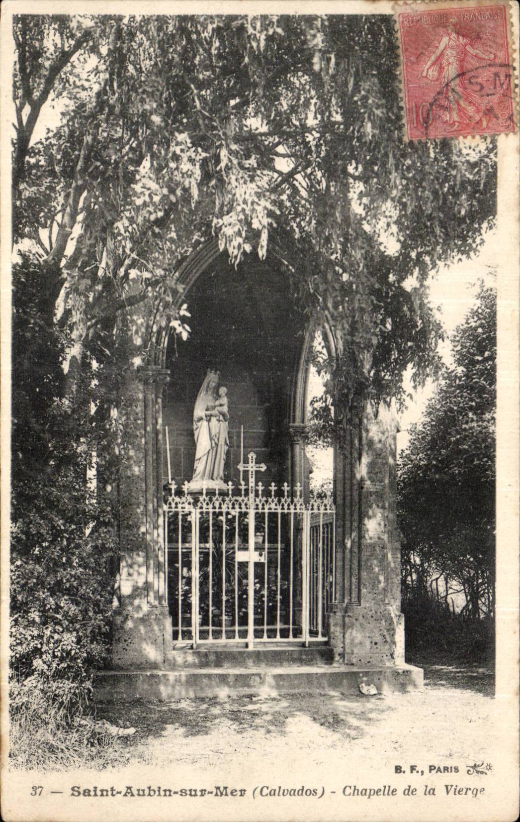 CPA St Aubin on sea Vault of the virgin