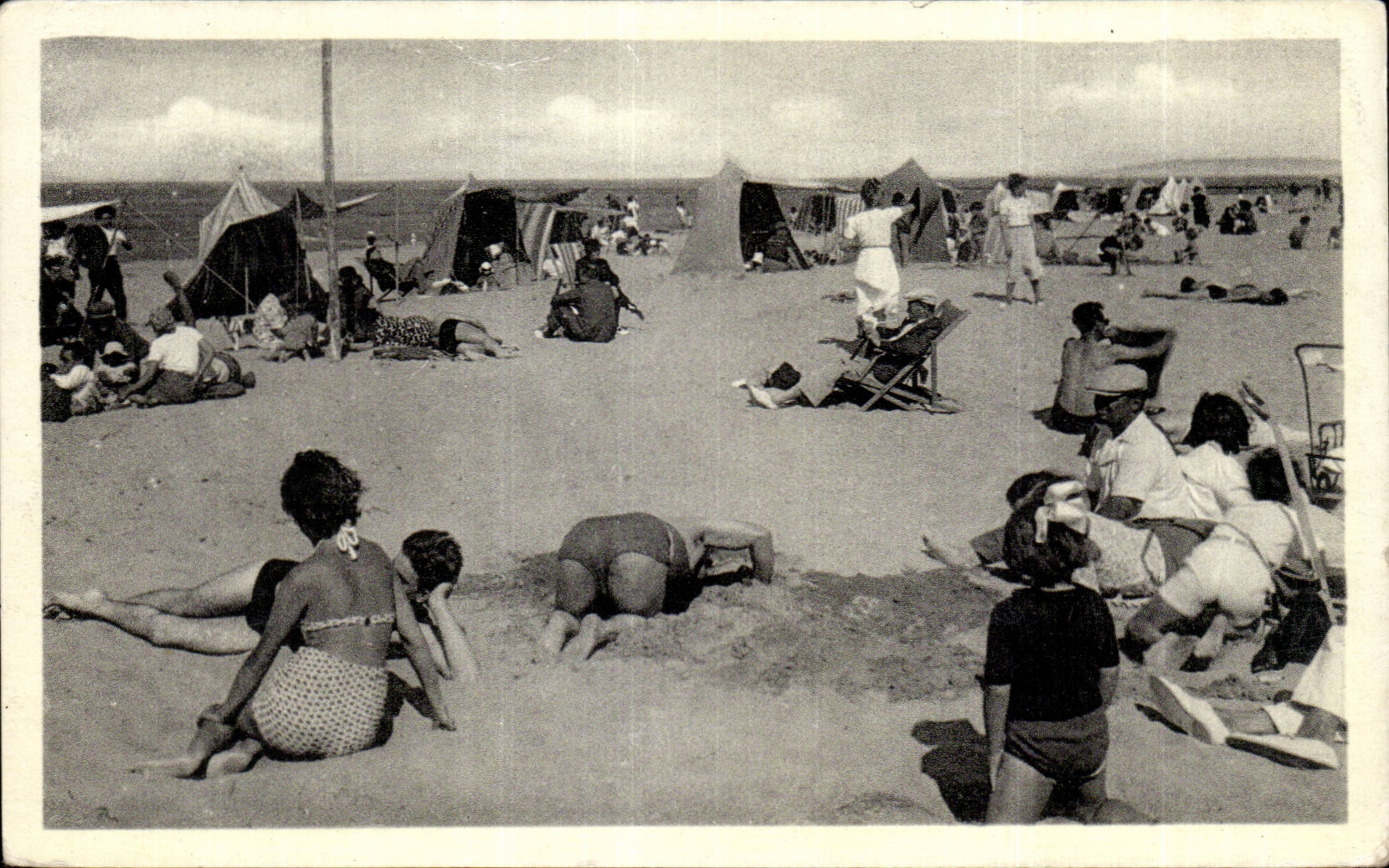 CPSM Riva Bleated the beach