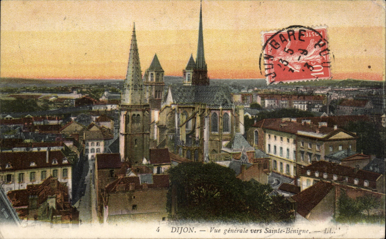 CPA Dijon View towards Saint Benign