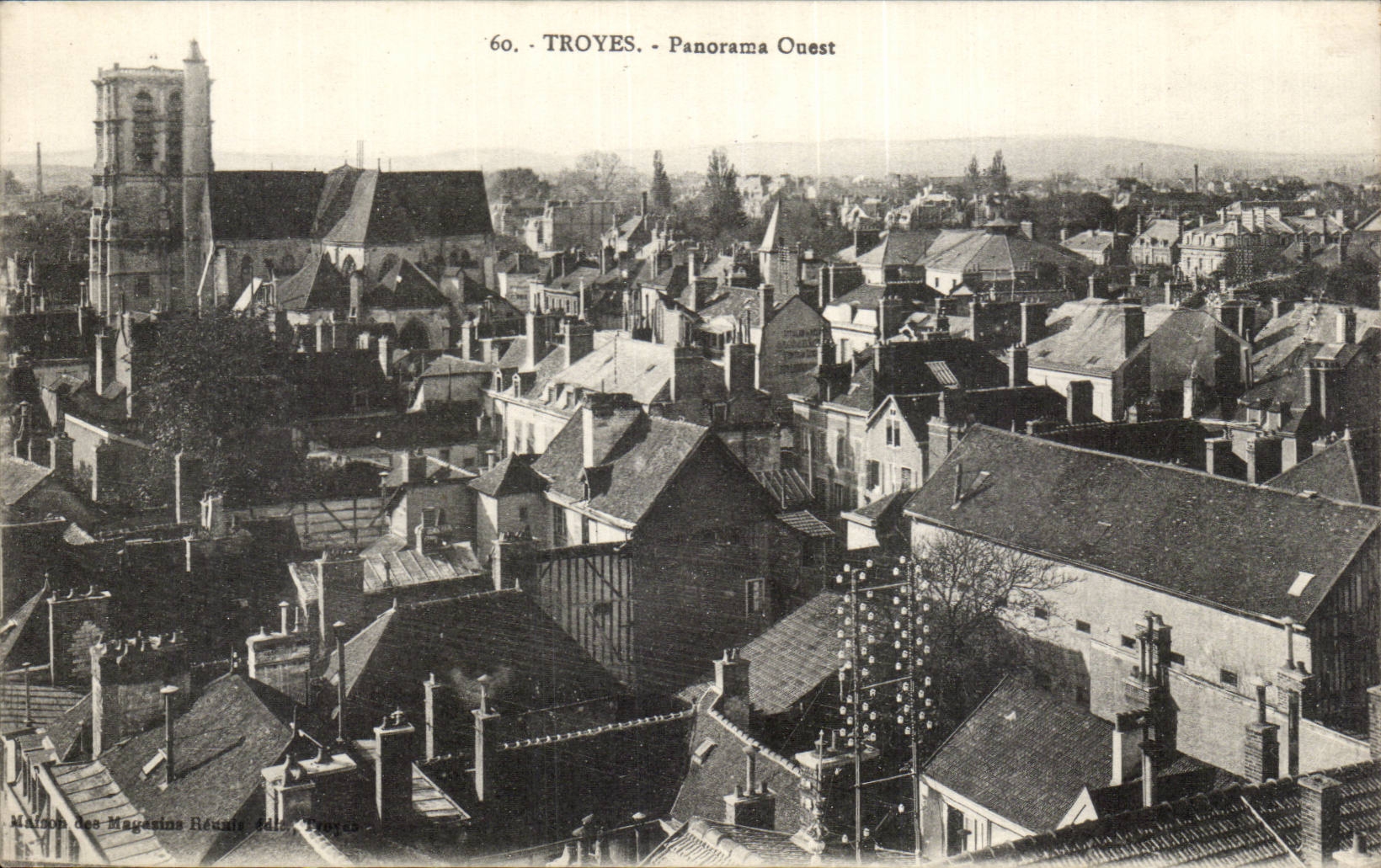 CPA Troyes Western Panorama