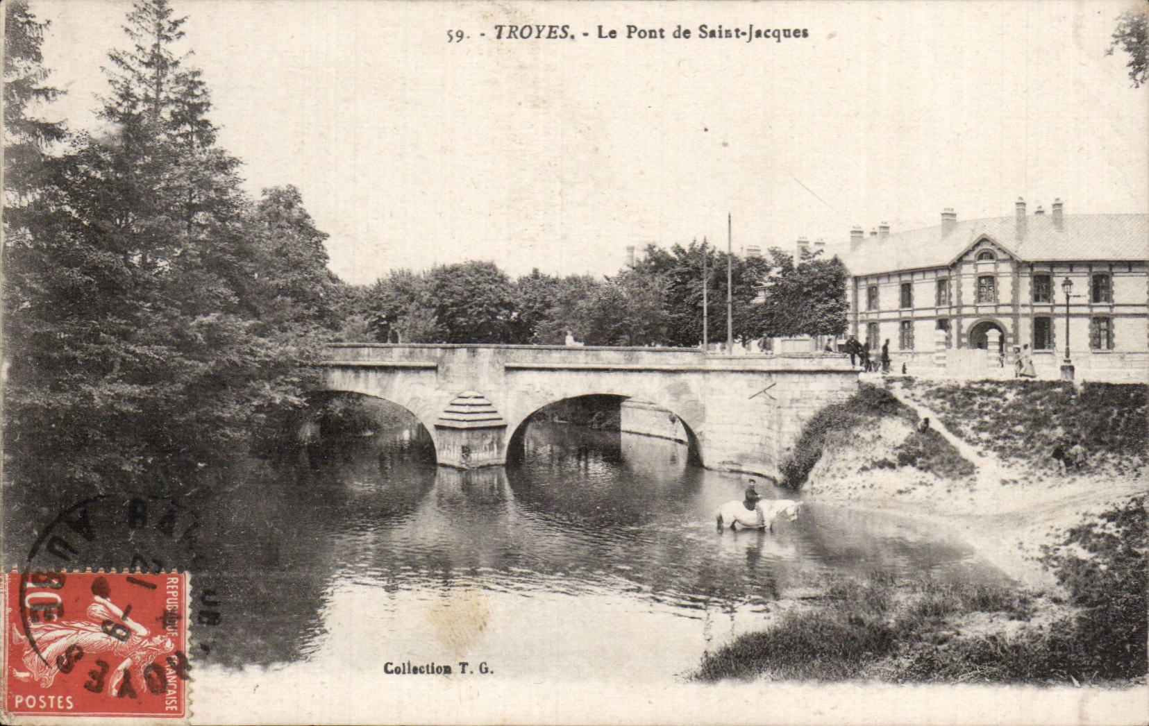 Troyes CPA the bridge of St Jacques (nice shot)