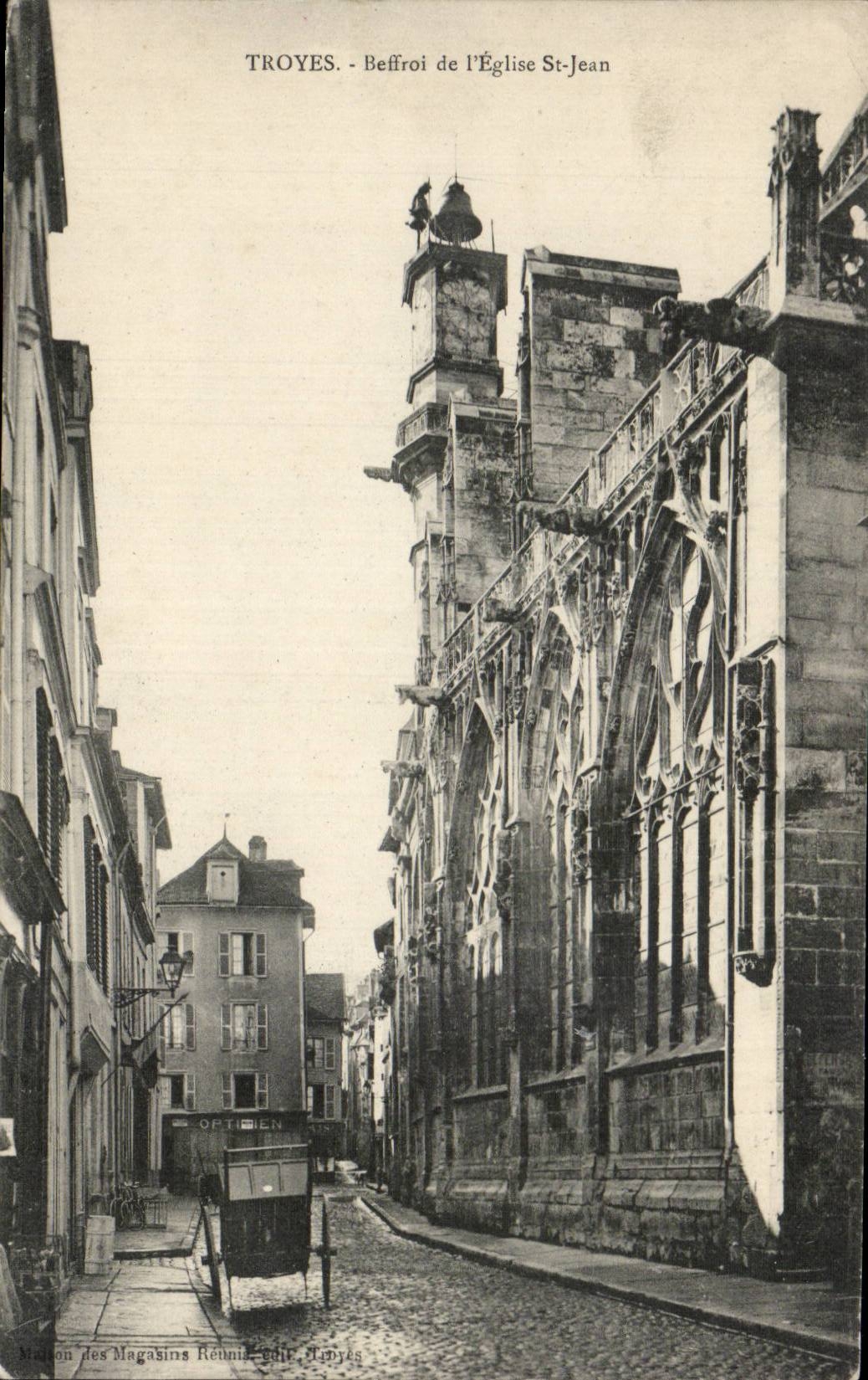 CPA Troyes Belfry of the church St Jean