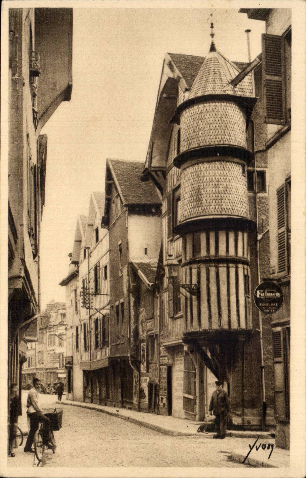 CPA Troyes Turn of the goldsmiths or Isabeau of Bavaria signed the Draft of TRoyes May 20th 1420