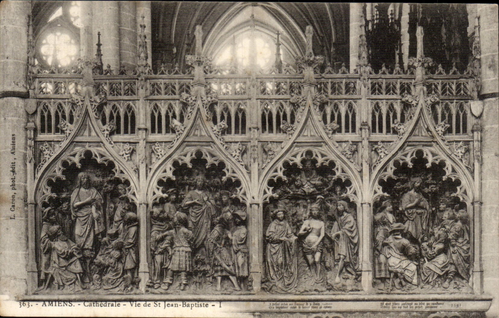 CPA Cathedral Amiens Life of St Jean Baptist