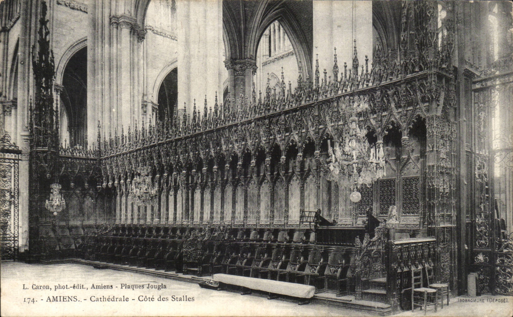 CPA Cathedrale Amiens Dimensions stalls