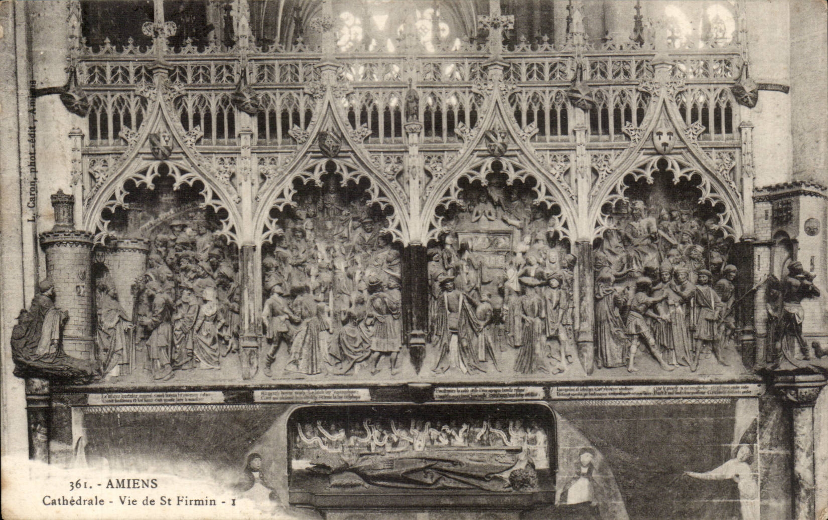 CPA Cathedral Amiens Cathedral Life of St Firmin