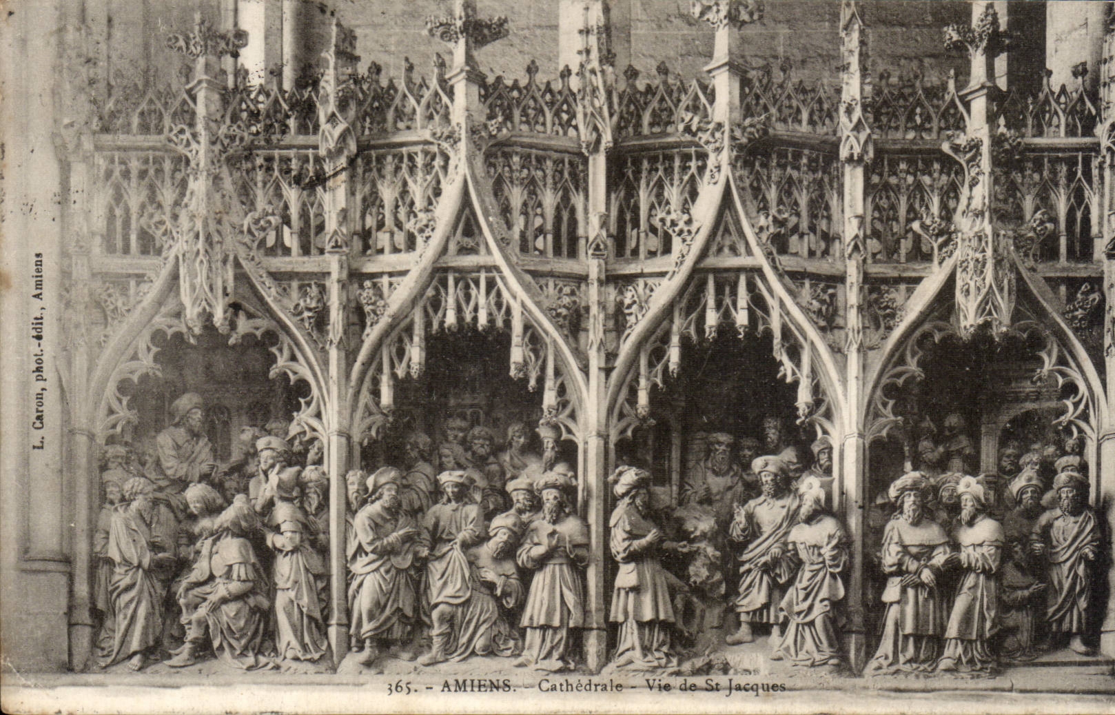 CPA Cathedral Amiens Cathedral Life of St Jacques