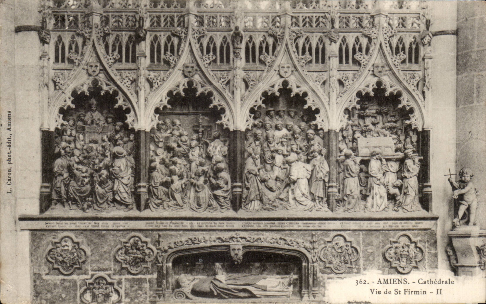 CPA Cathedral Amiens Cathedral Life of St Firmin II