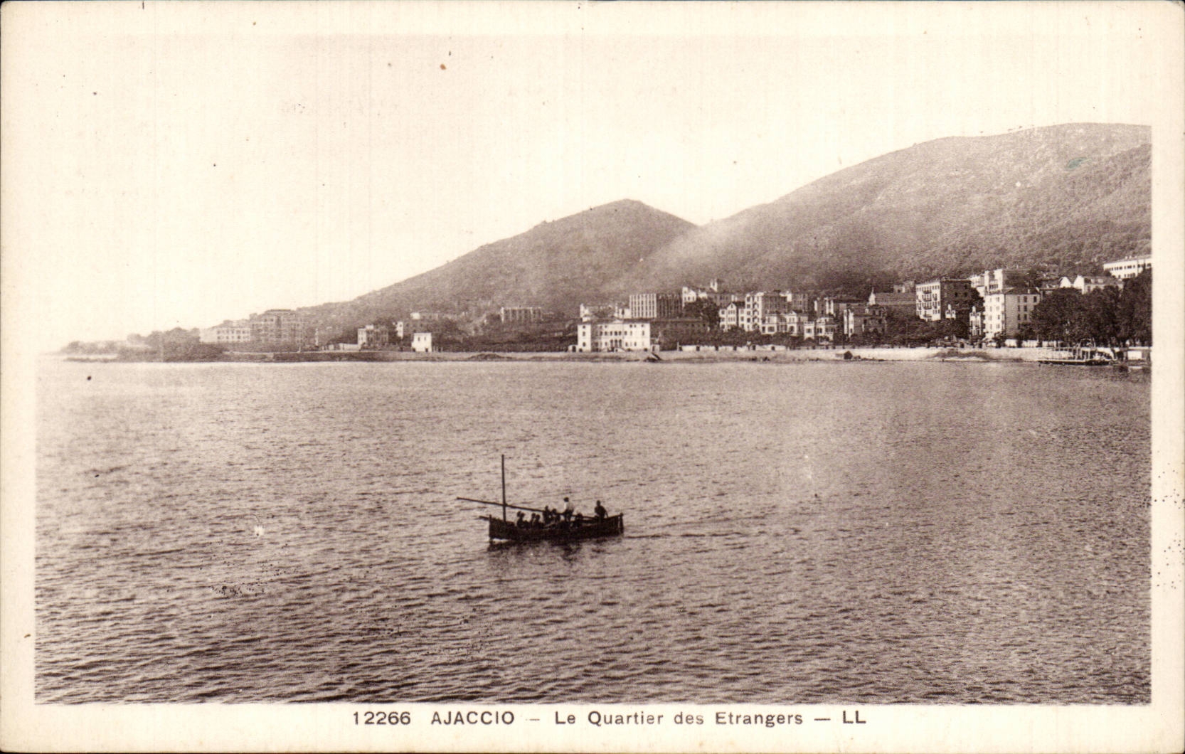 CPA Ajaccion Le quartier des etrangers Corse Corsica