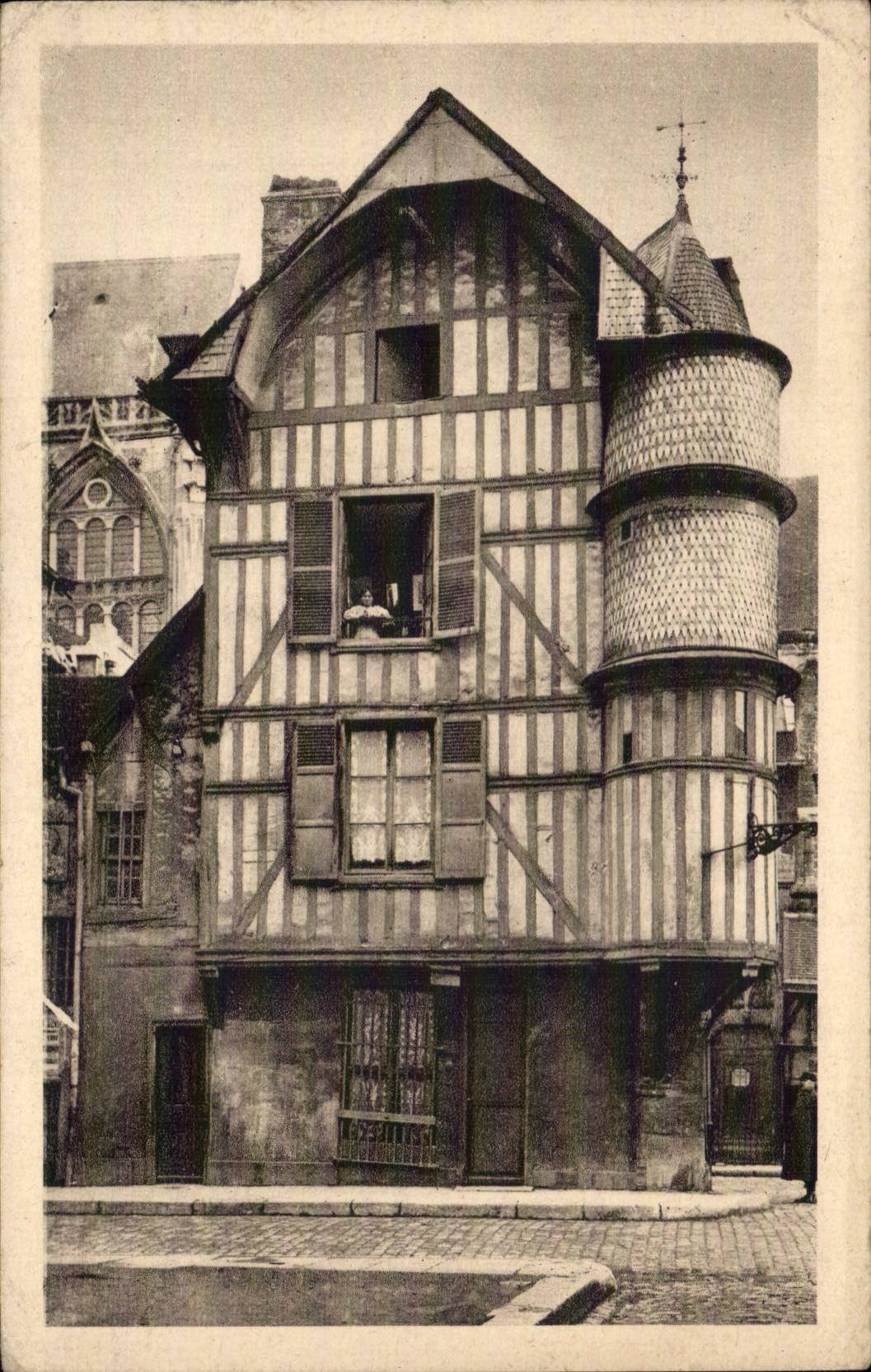 Troyes CPA Street Champeaux the turret of the goldsmith