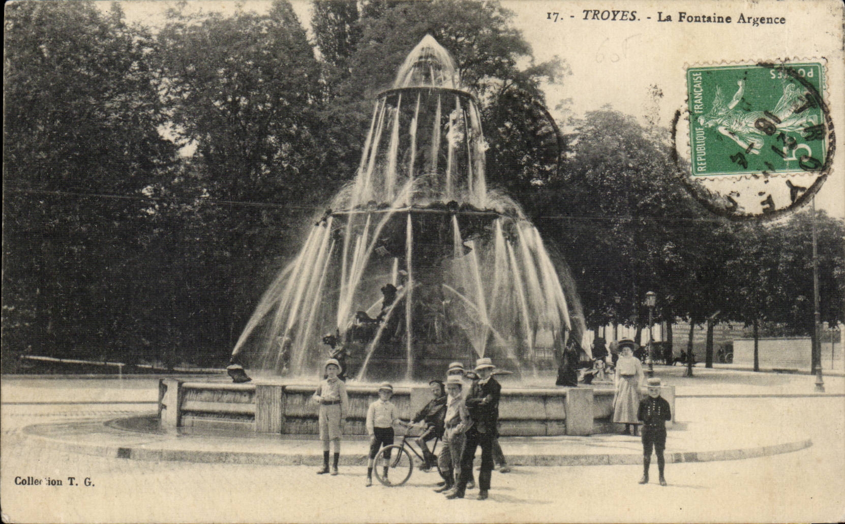 Troyes CPA the Argence fountain