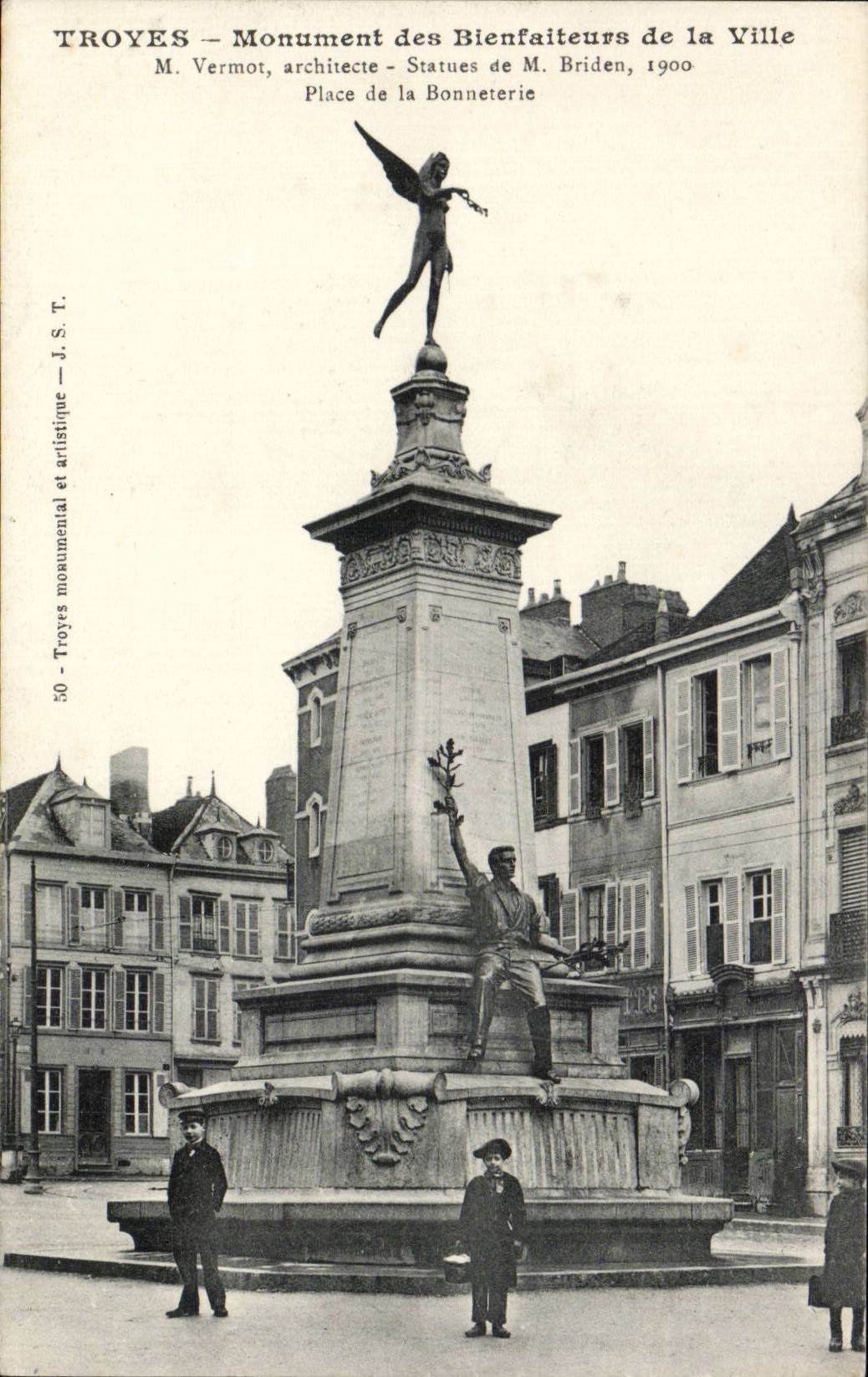 Troyes CPA Monument of the benefactors of the city