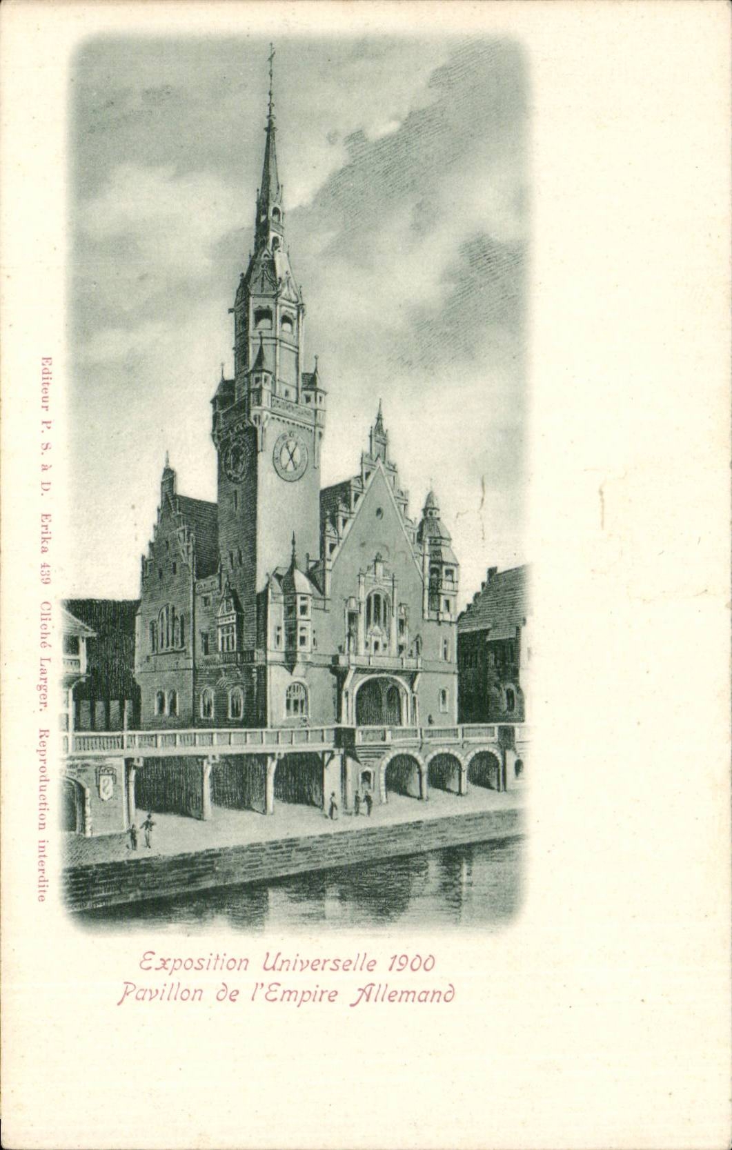 CPA Paris Exposition universelle de 1900 Pavillon de l'empire allemand