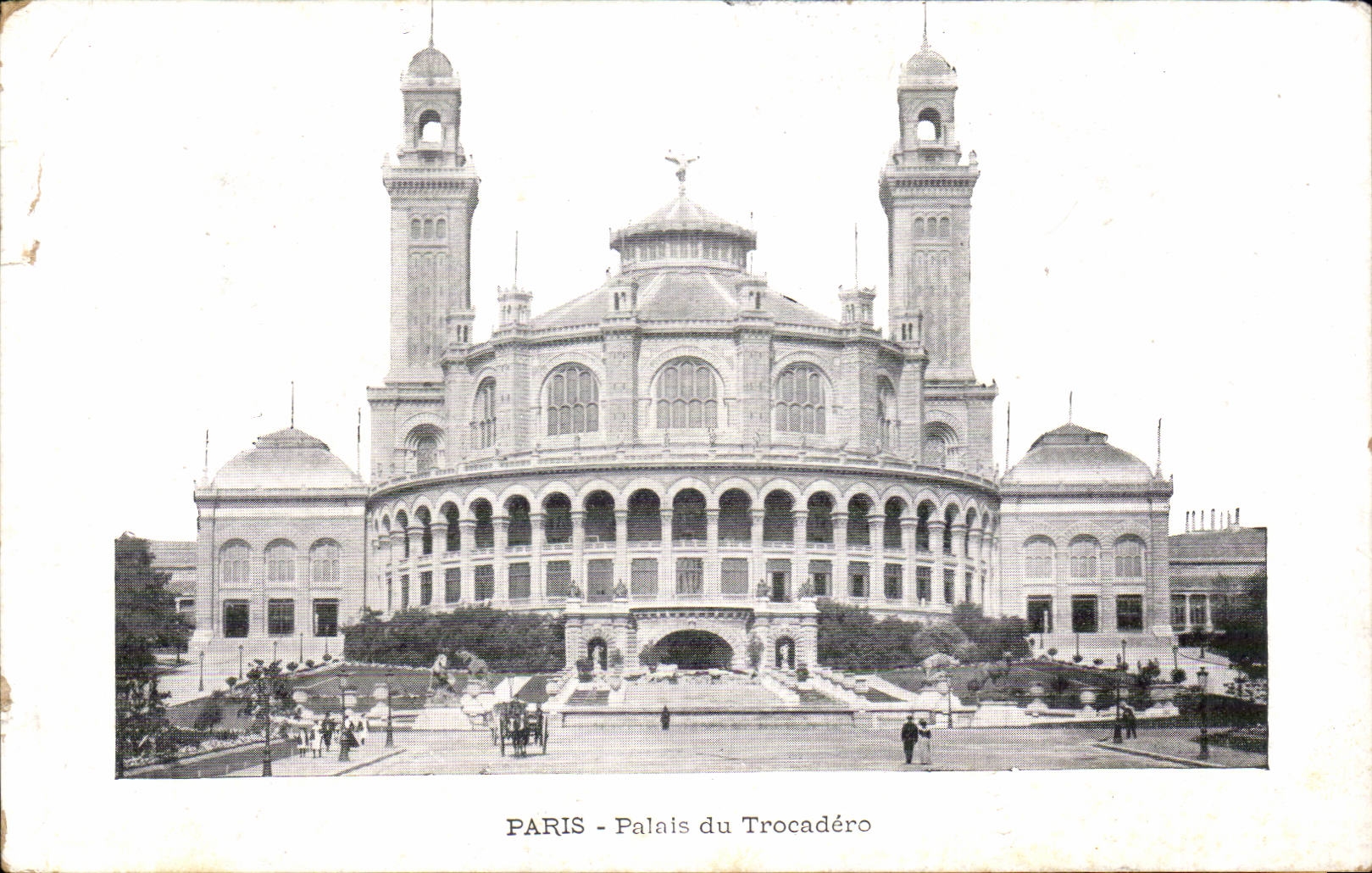 Paris CPA Palate of Trocadero