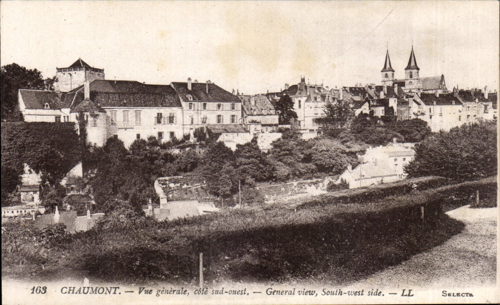 CPA Chaumont View western Southern Dimension