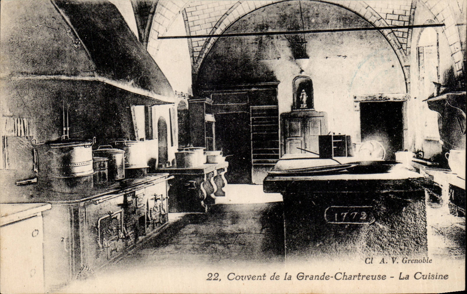 CPA Brut grosses Chartreuse die Kuche