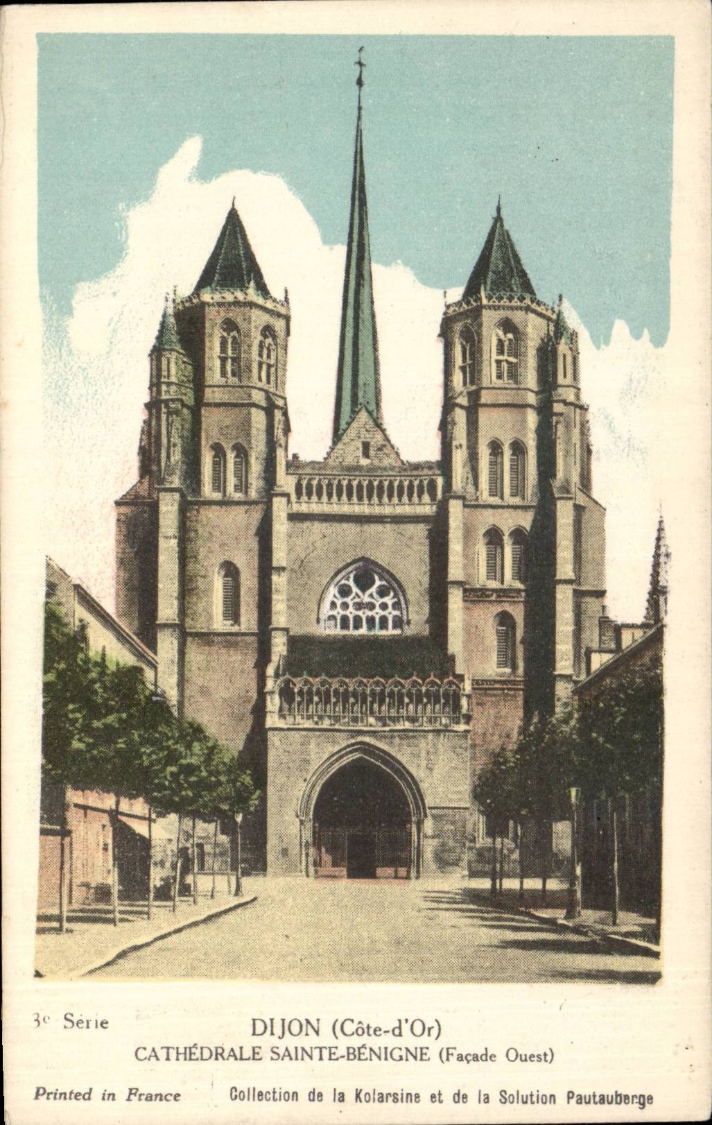 CPA Dijon Cathedral Saint Benign