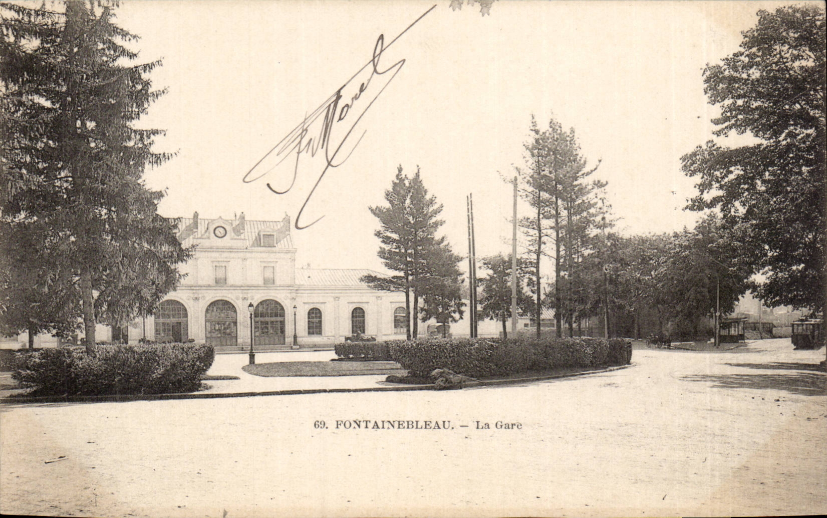 CPA Fontainebleau Train station