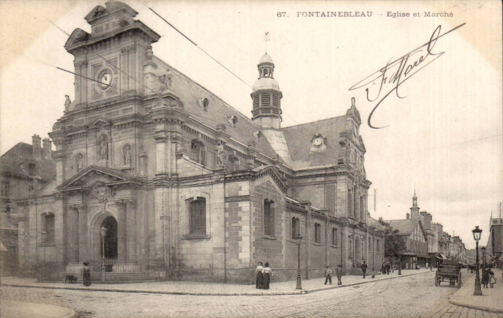 CPA Fontainebleau Church and market