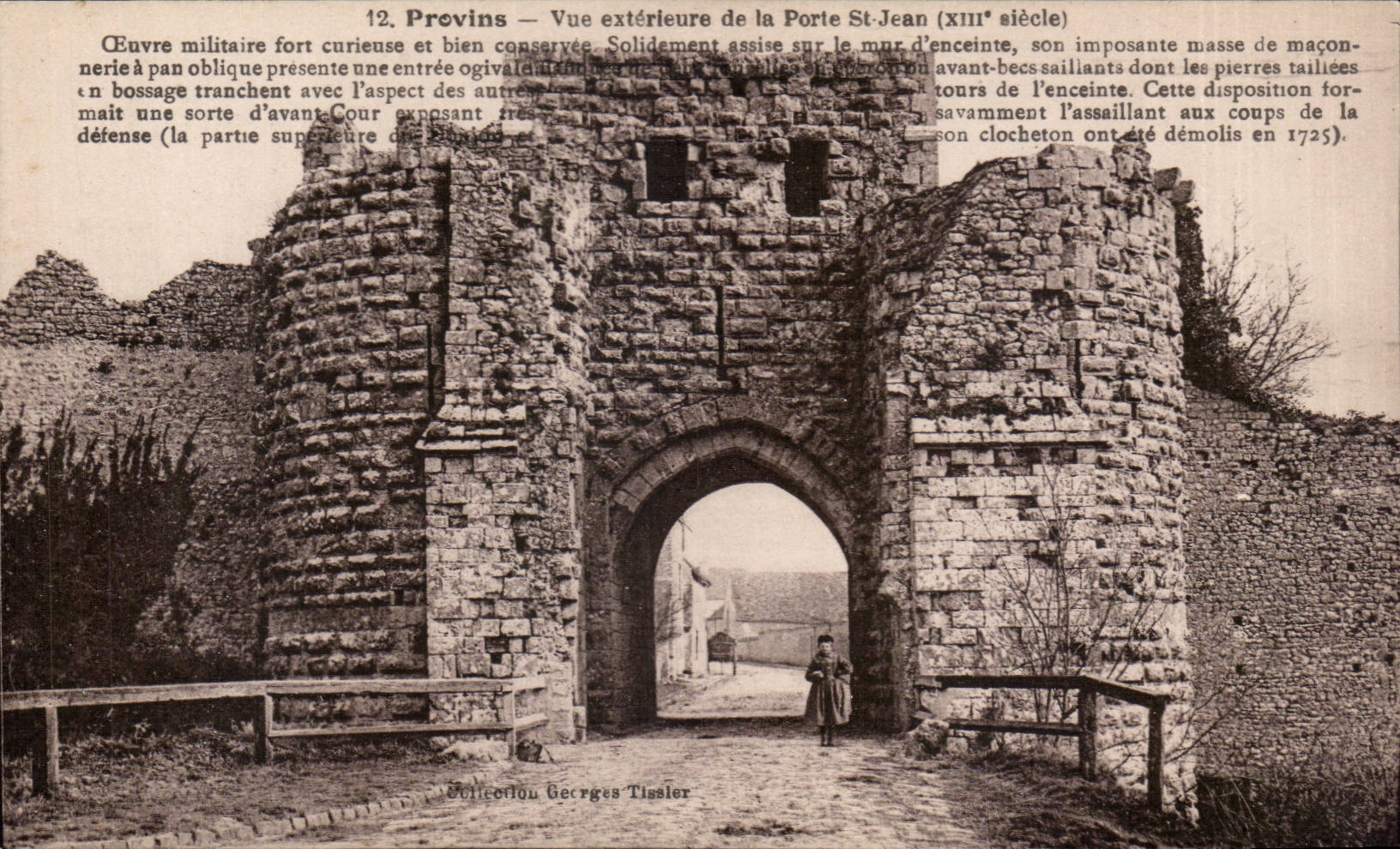 CPA Layered branches Seen external of the door St Jean