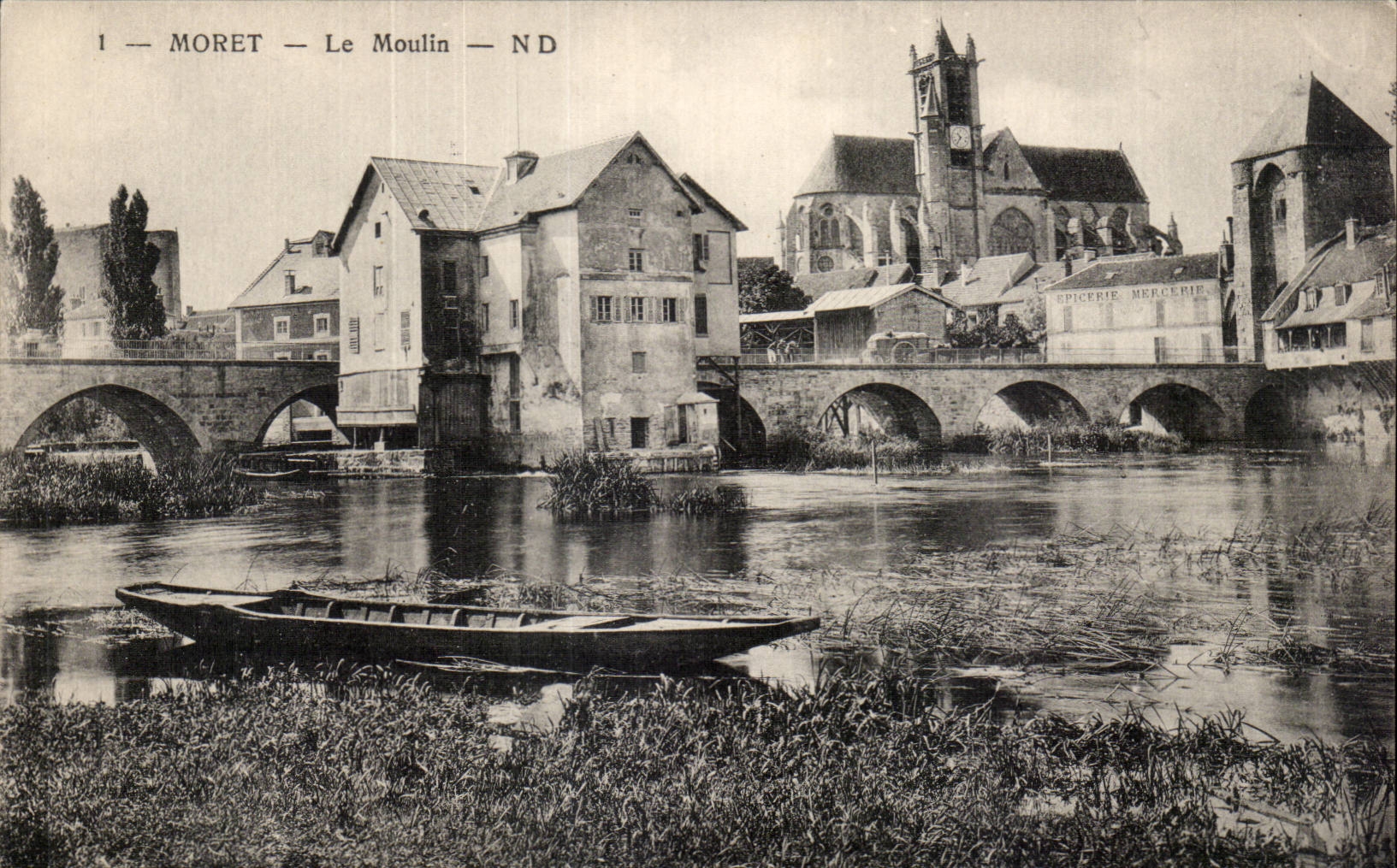 CPA Moret Le moulin
