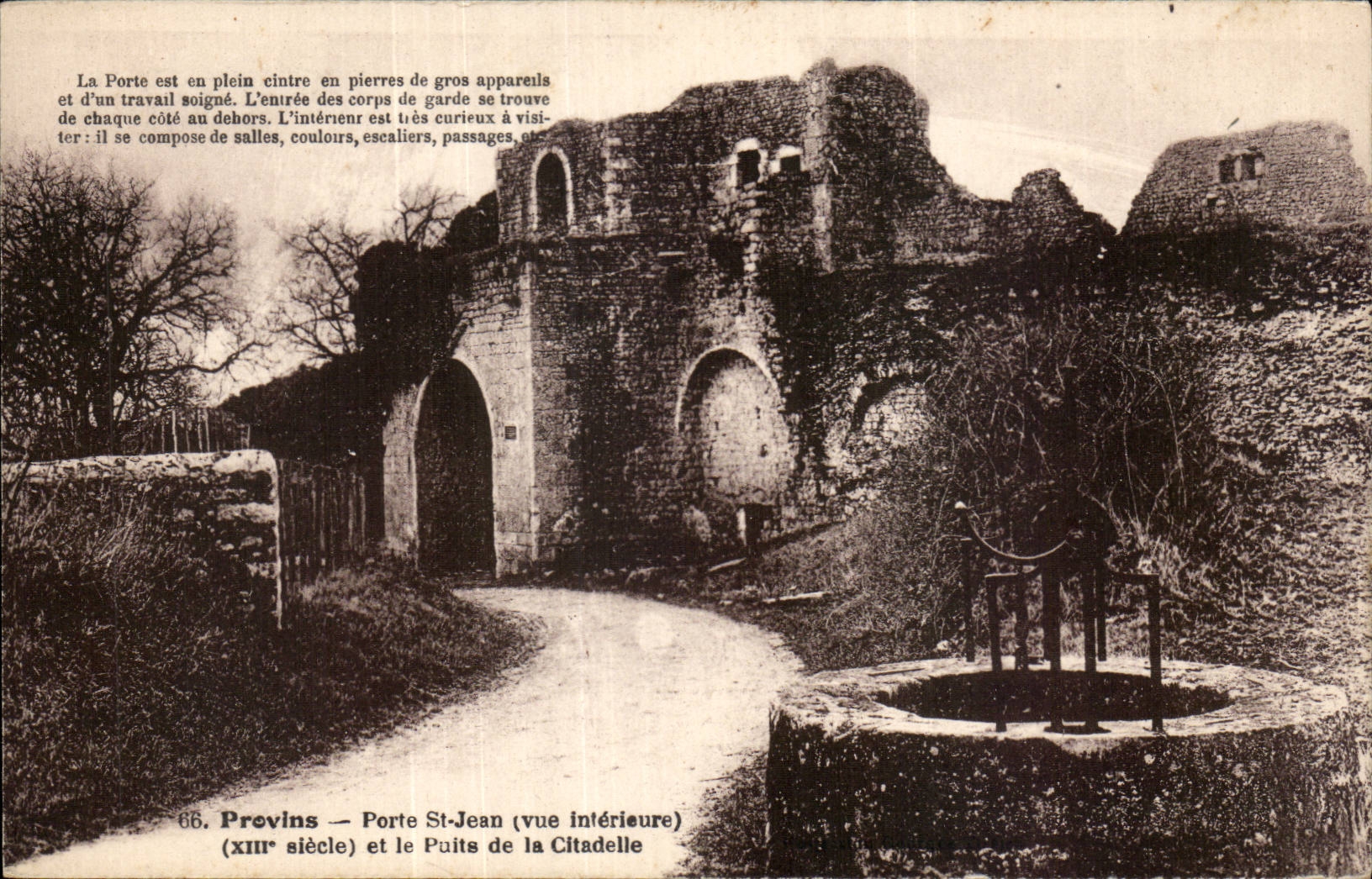 CPA Layered branches Gate St Jean and the well of the citadel