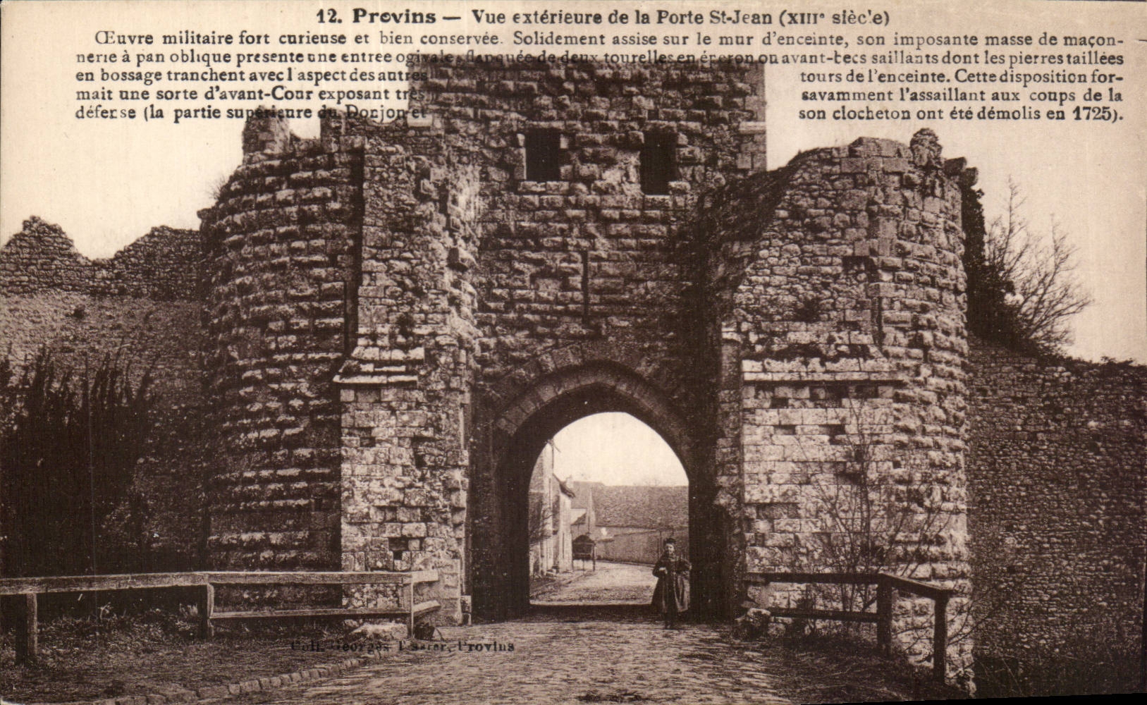 CPA Layered branches Seen external of the door St Jean