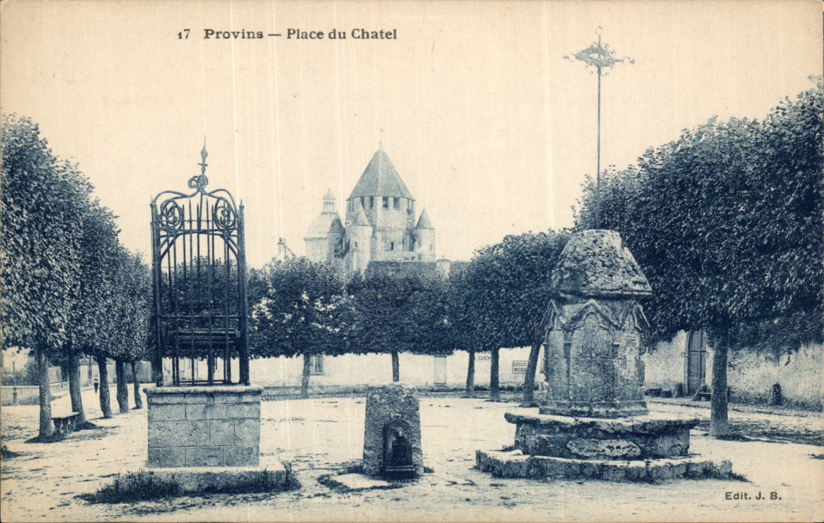 CPA Provins Places chatel