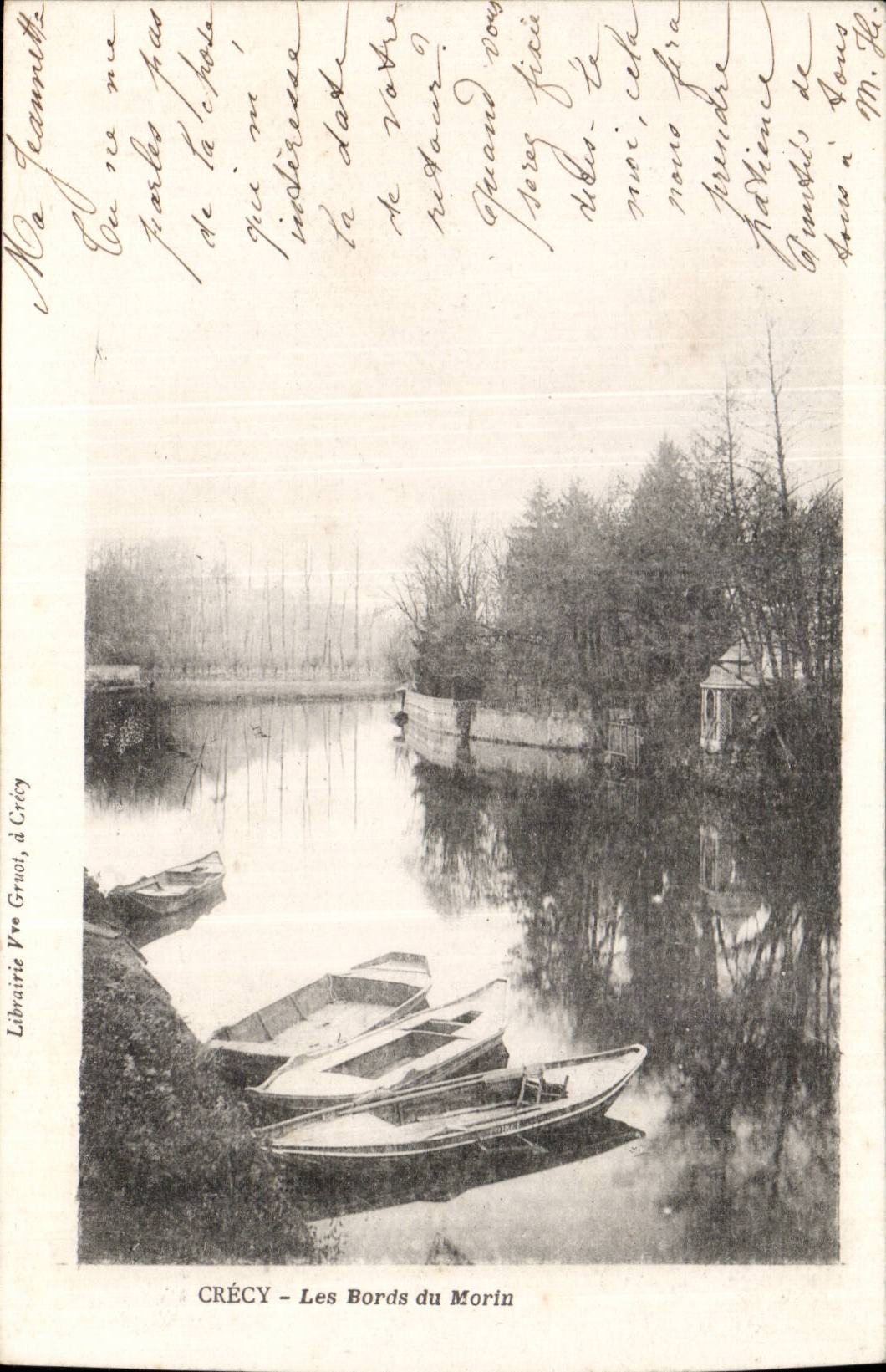 CPA Crecy edges of Morin