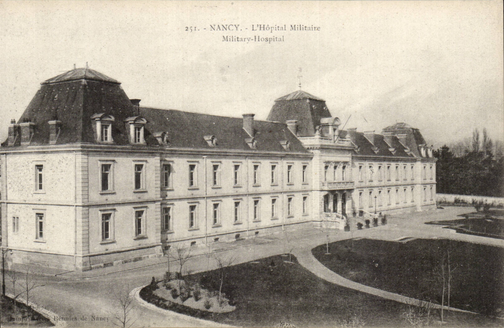 CPA Nancy Hopital militaire 