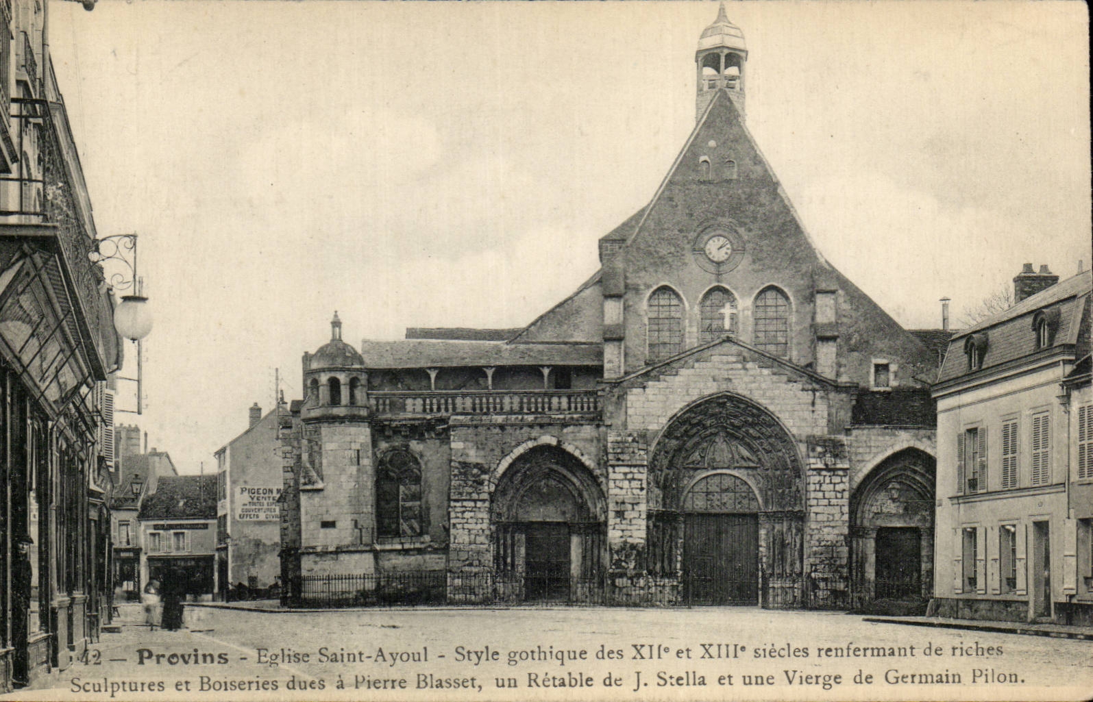 CPA Layered branches Church Saint Ayoul