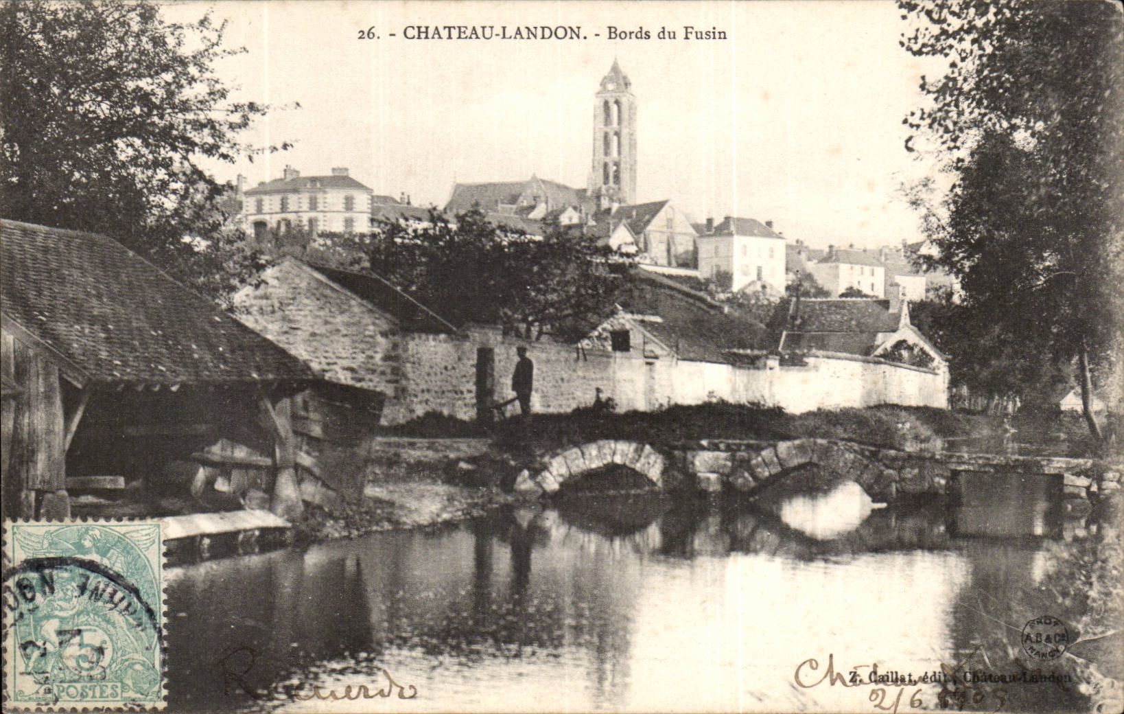 CPA Castle Landon Edges of Fusin