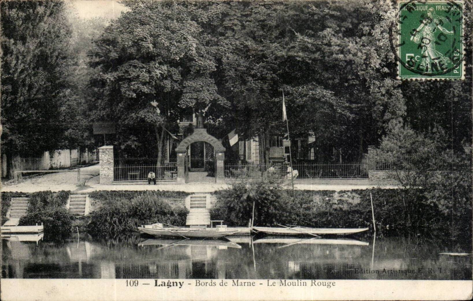 CPA Lagny Edges of the Marne the moulin-Rouge