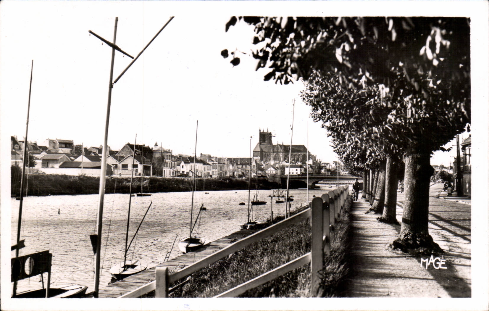 CPA Meaux edges of the Marne