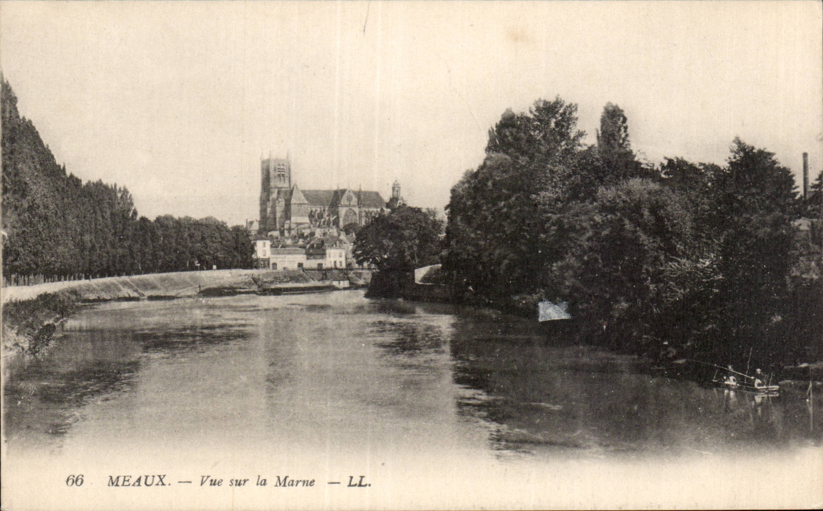 CPA Meaux Seen on the Marne