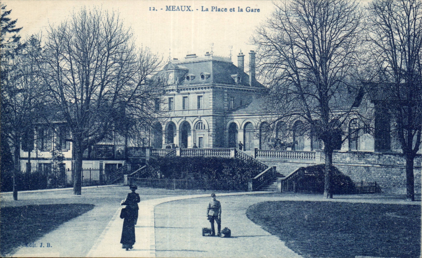 CPA Meaux Places station
