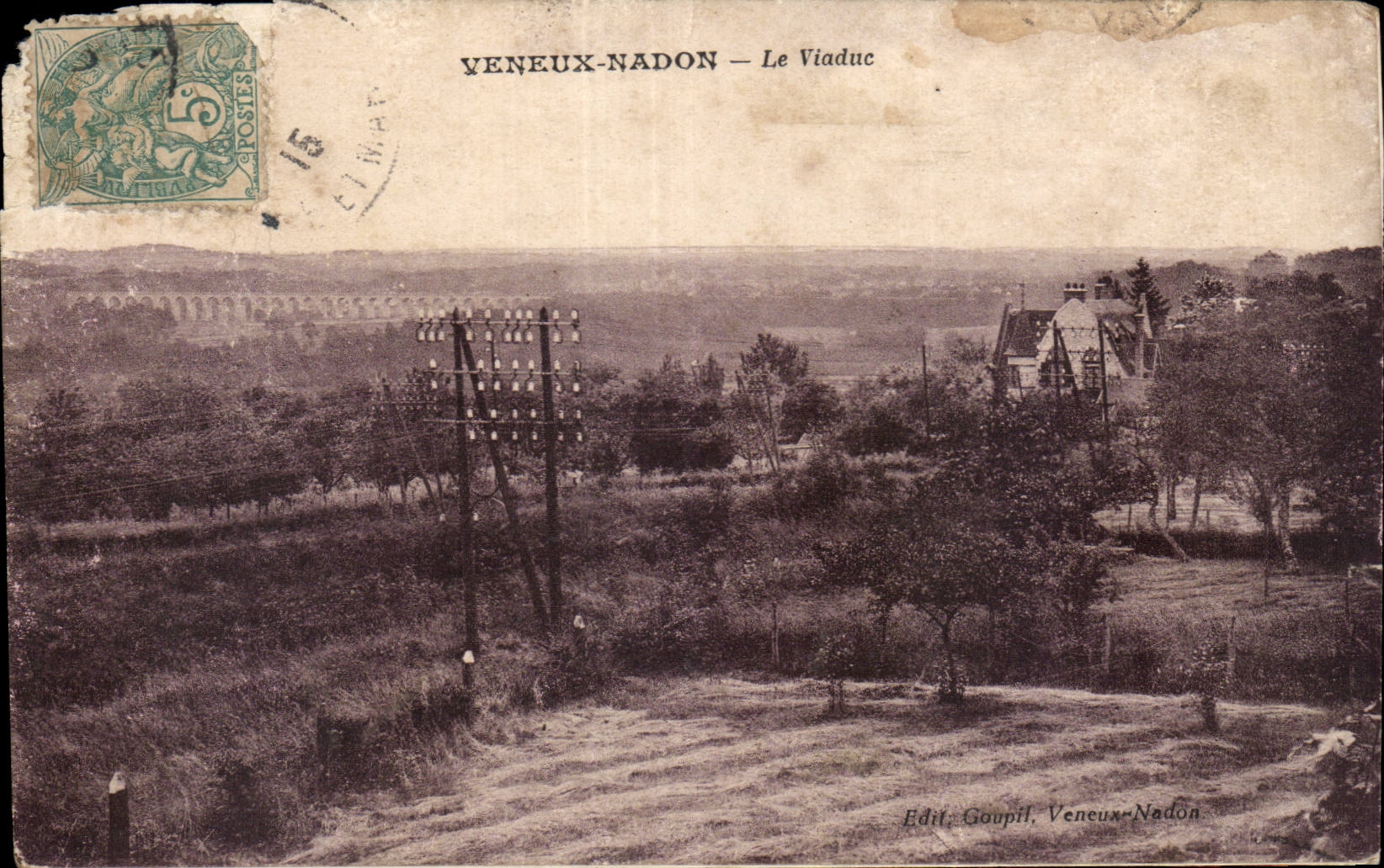 CPA Veneul Nadon the viaduct