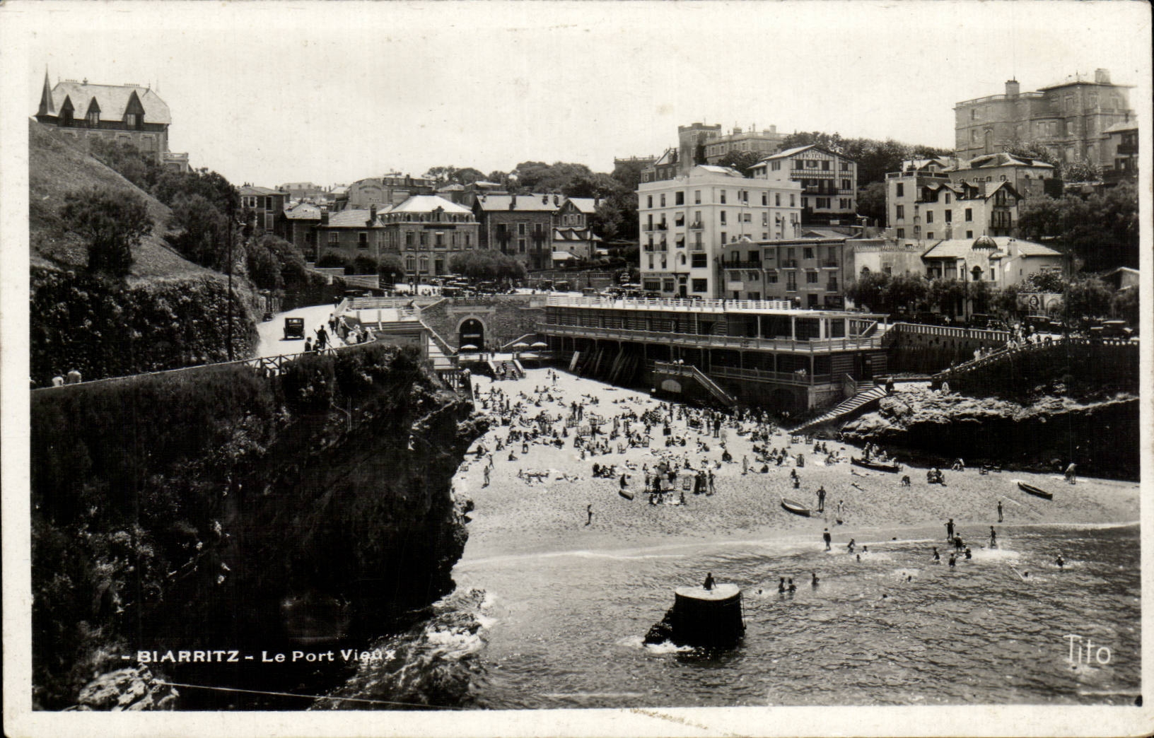 CPA Biarritz Le port vieux