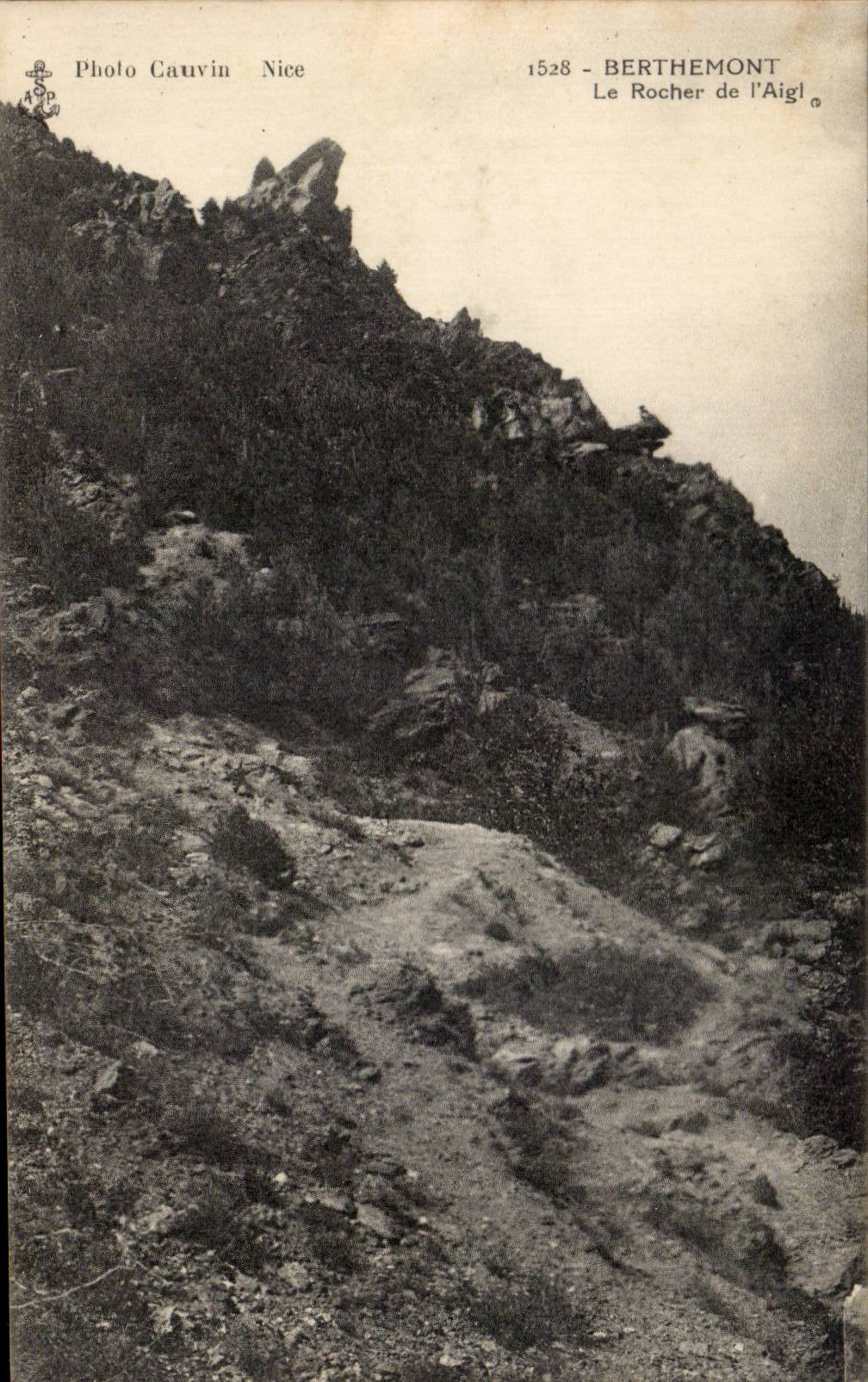 CPA Berthemont der Felsen des Adlers