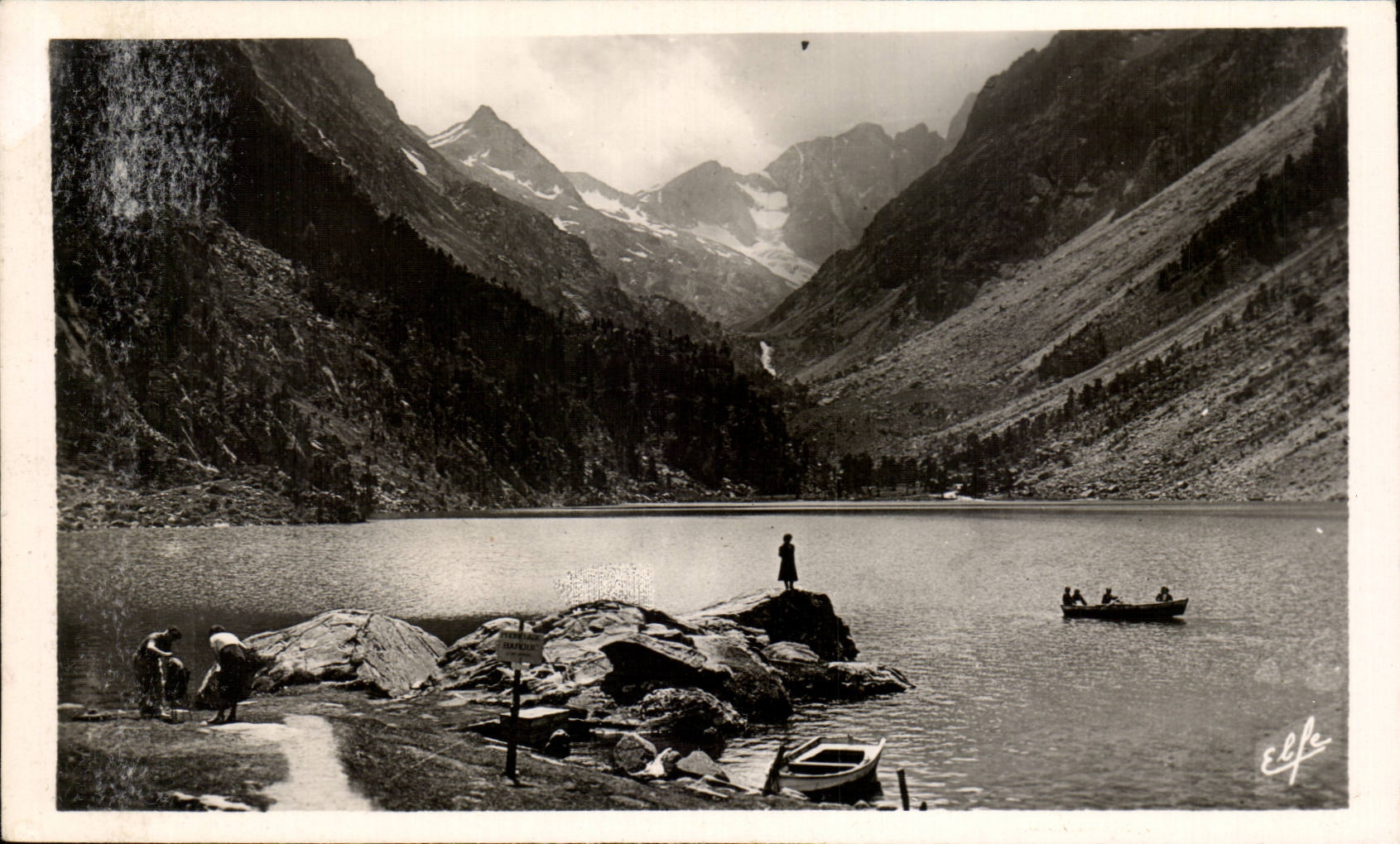 CPA Cauterets the Lake Gaube