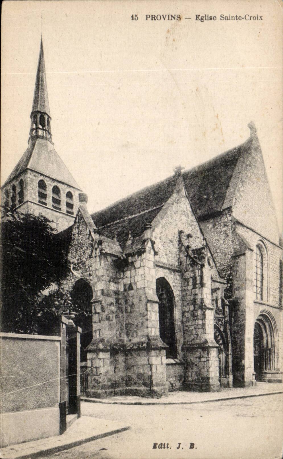 CPA Layered branches Church Sainte Cross