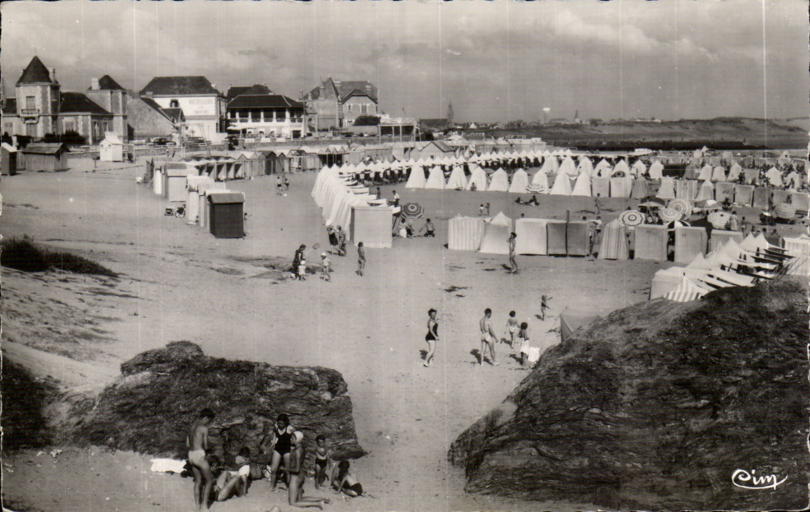 CPSM Croix de Vie der Strand