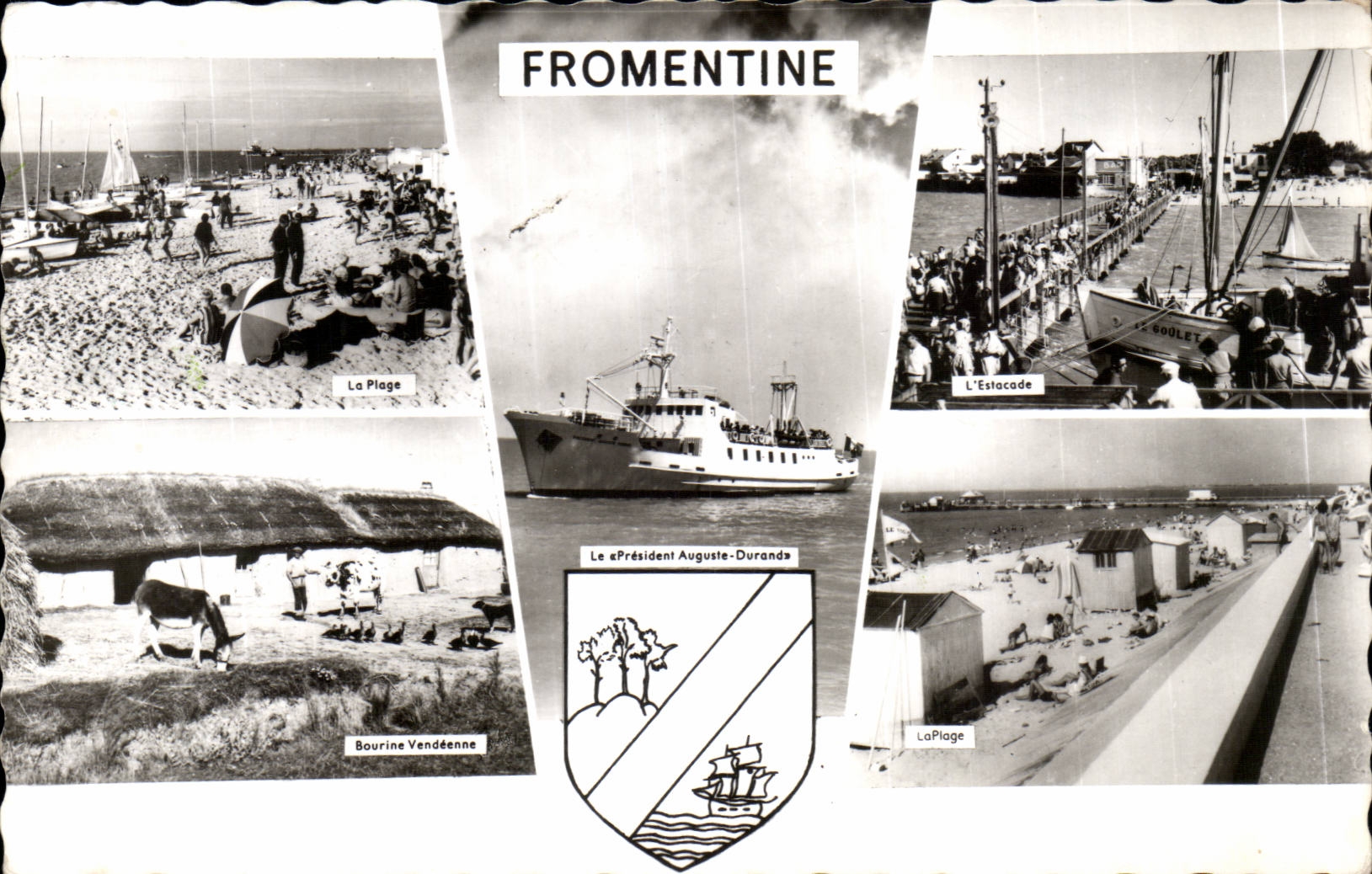 CPSM Fromentine der Vendean Bourine Strand der Pier