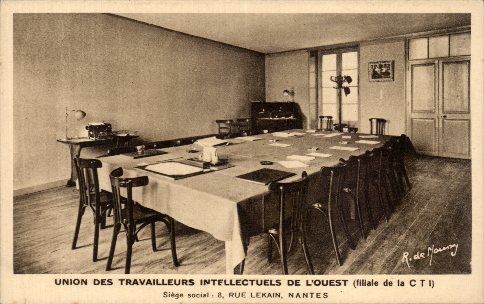 CPA Union of the professional workers of the West subsidiary company of the CTI 8 rue Lekain Nantes