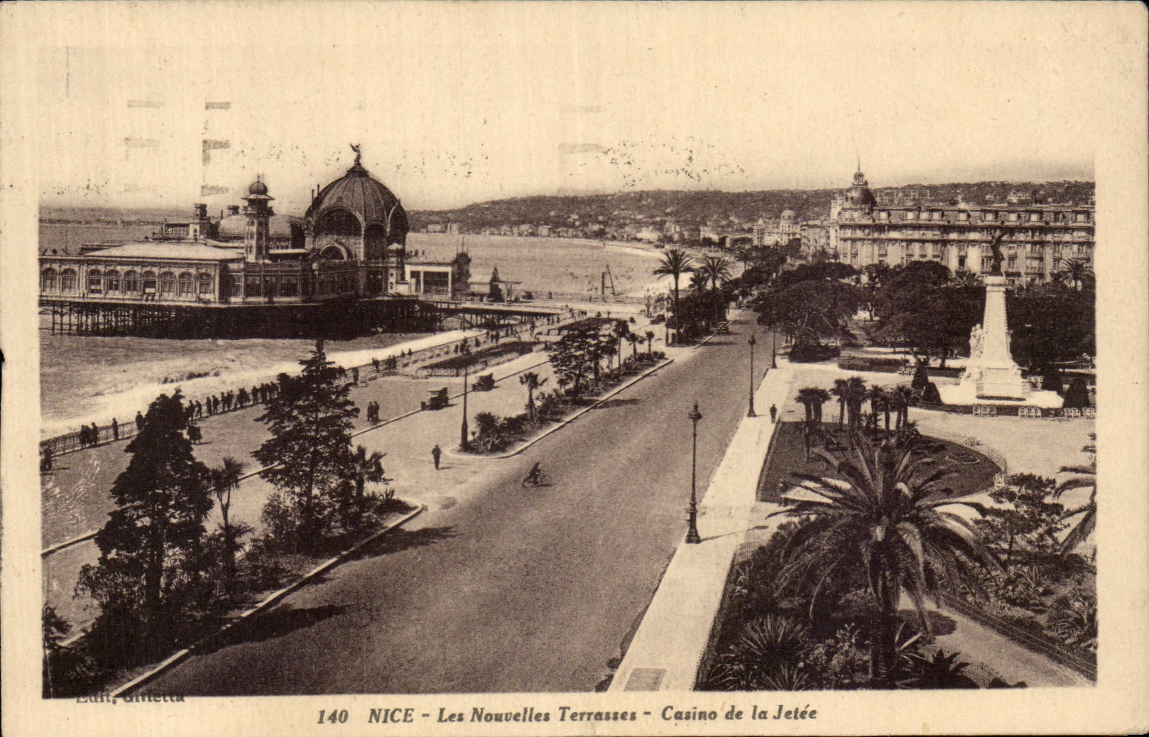 Nizza CPA das neue Terrassen Kasino des Piers