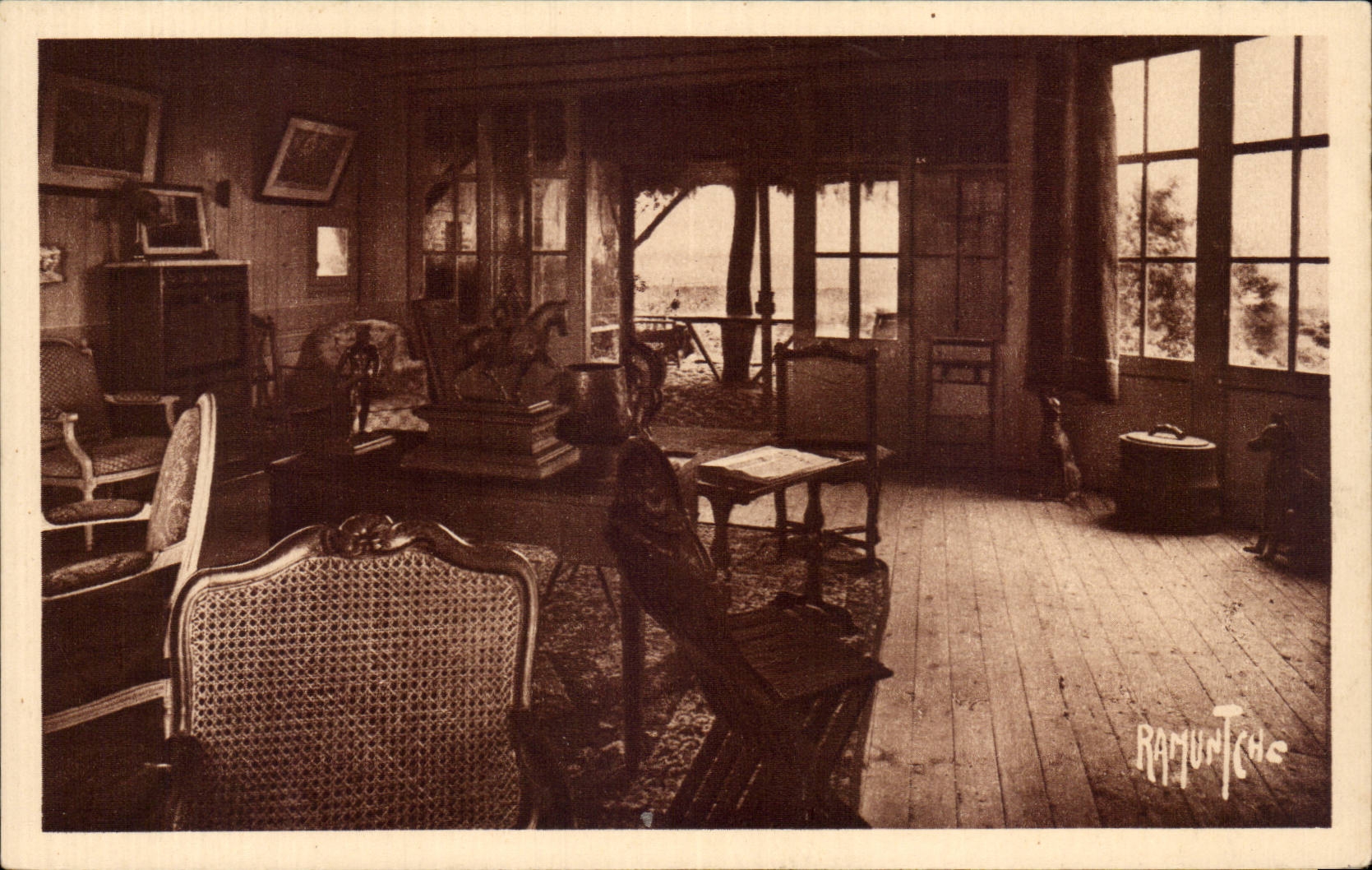 CPA Str Vincent von Jard das Bretterbude von schonem Clemenceau Essat