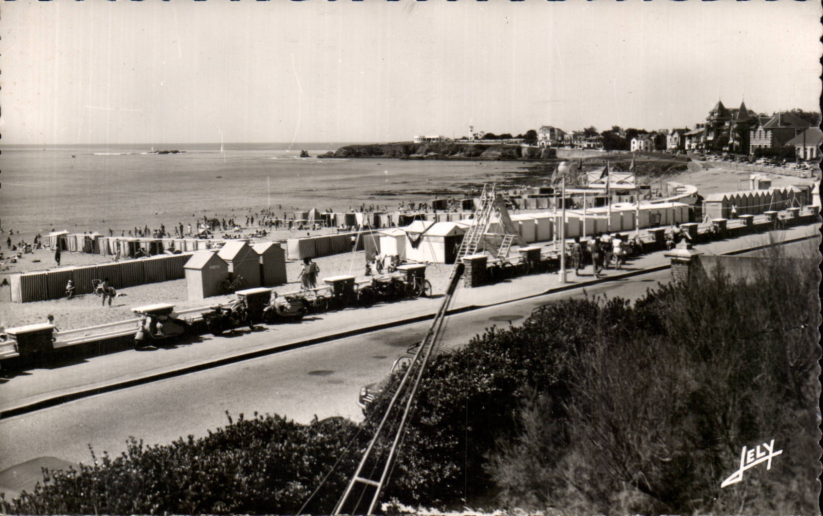 CPSM Croix de Vie der Strand und die Strasse der Gesims Volleyballkugel Volley Kugel