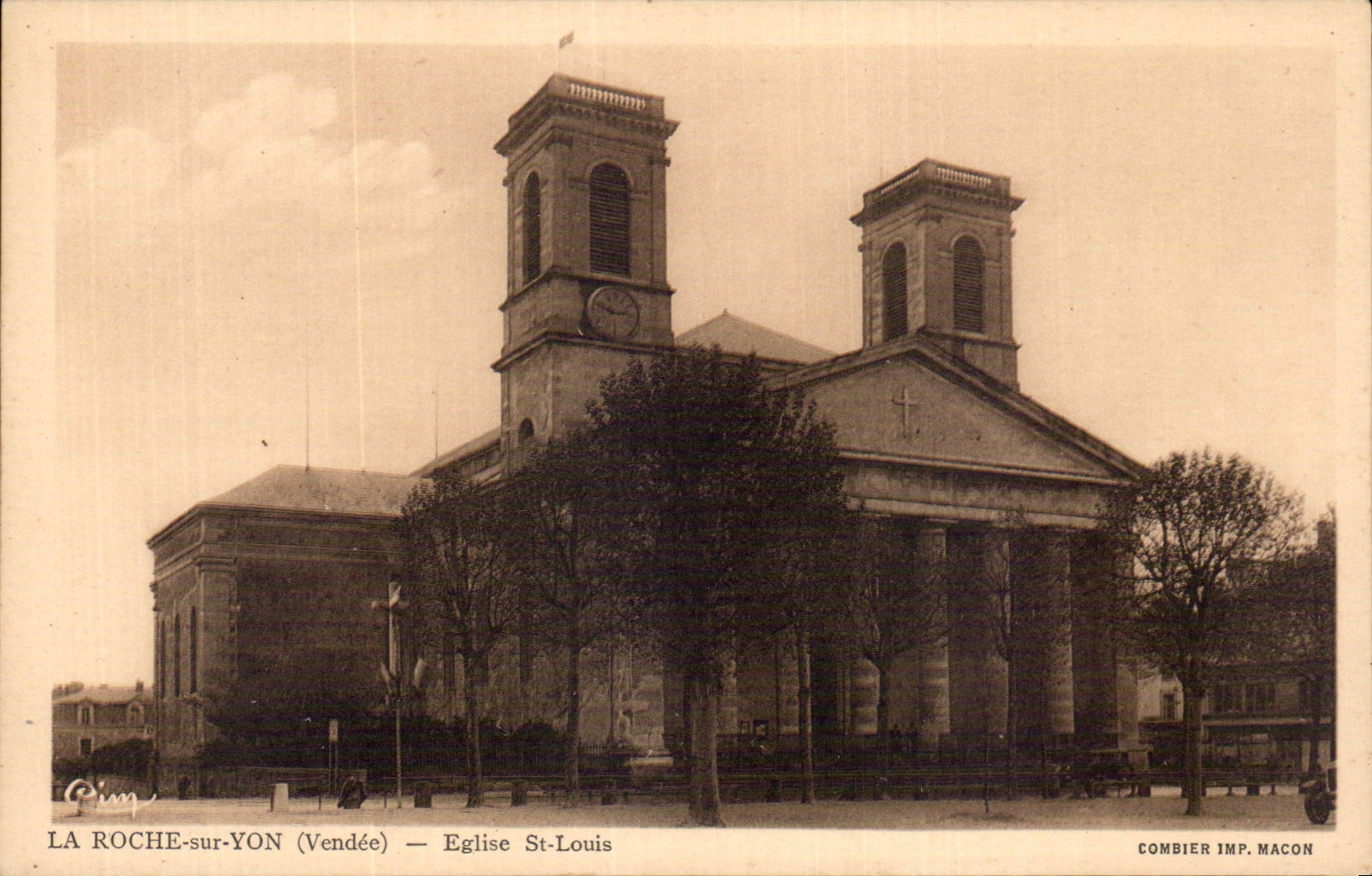 CPA the Rock on Yon Places Church Saint Louis