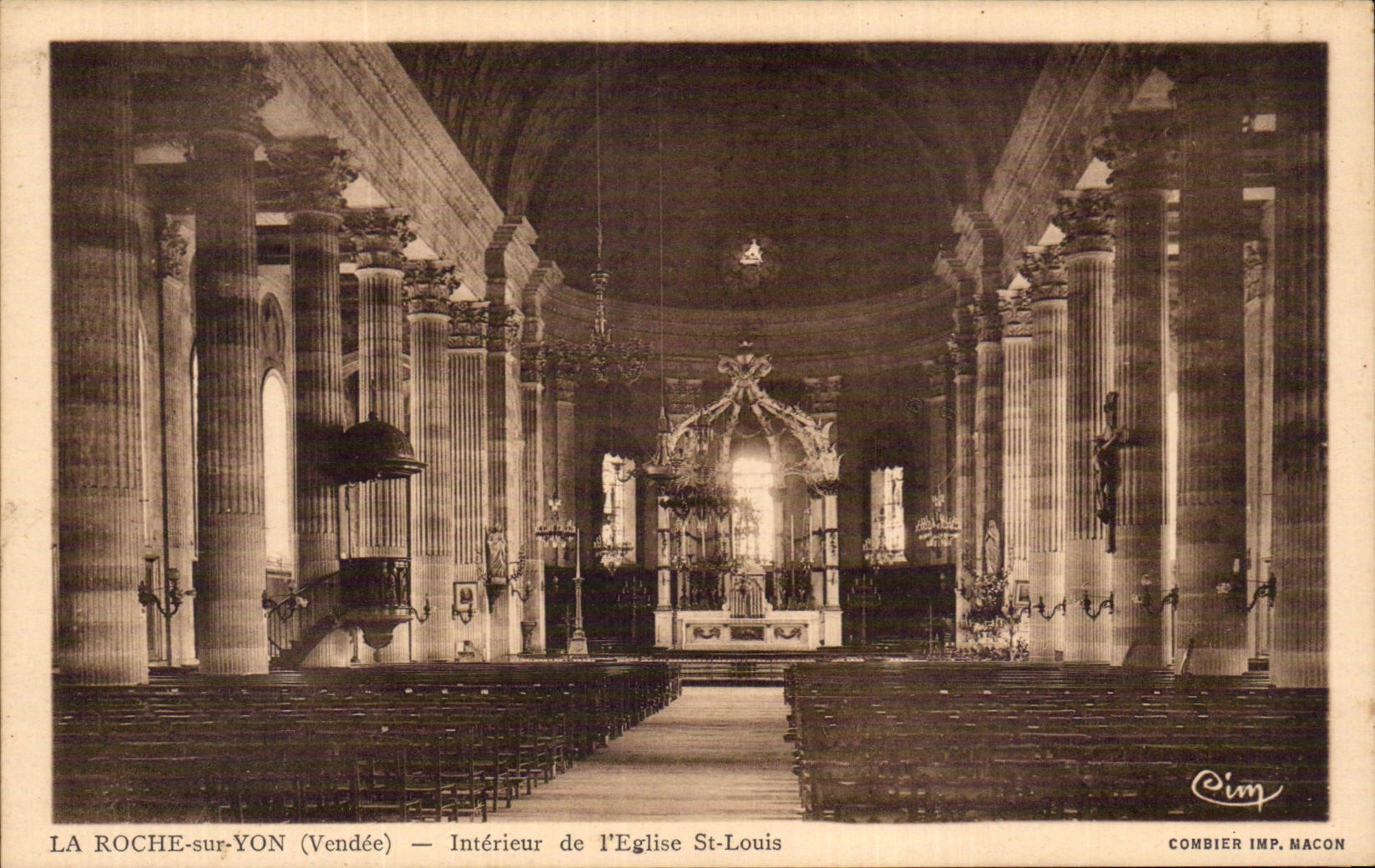 CPA the Rock on Interior Yon of the church St louis